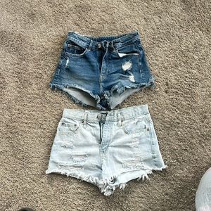 Both shorts size 4 in perfect condition